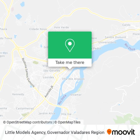 Little Models Agency map