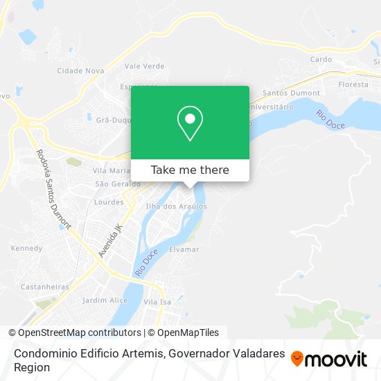 Condominio Edificio Artemis map