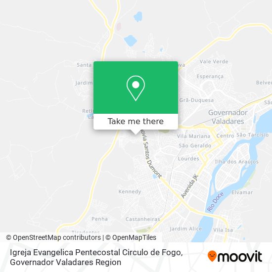 Igreja Evangelica Pentecostal Circulo de Fogo map