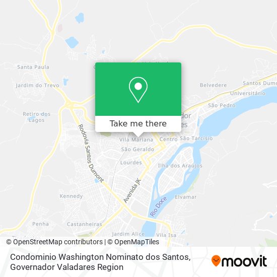 Condominio Washington Nominato dos Santos map
