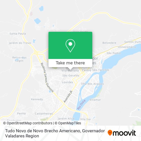 Tudo Novo de Novo Brecho Americano map