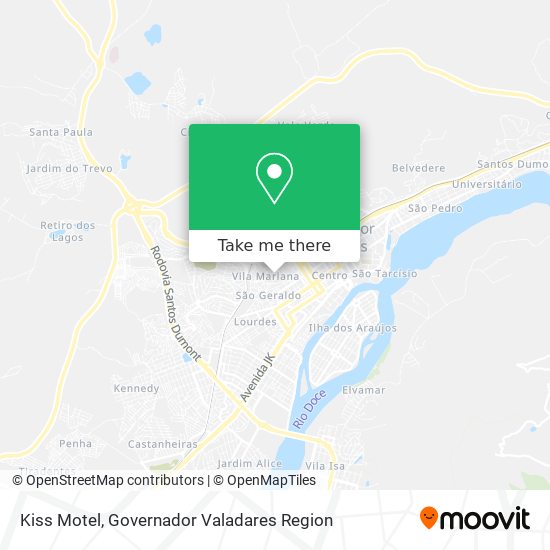 Kiss Motel map