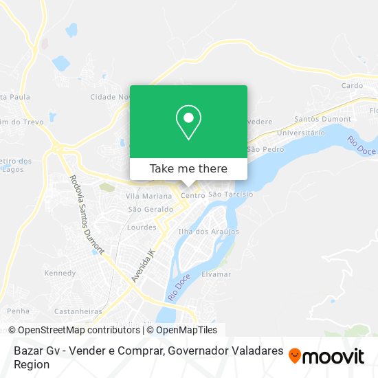 Bazar Gv - Vender e Comprar map