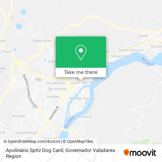 Apolinário Spitz Dog Canil map