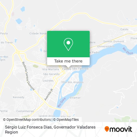 Mapa Sérgio Luiz Fonseca Dias