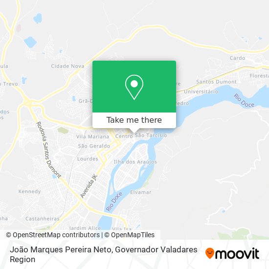 João Marques Pereira Neto map