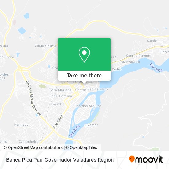 Banca Pica-Pau map