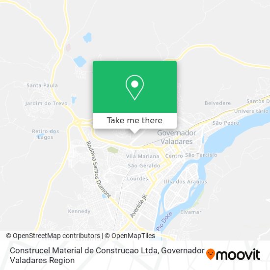 Construcel Material de Construcao Ltda map