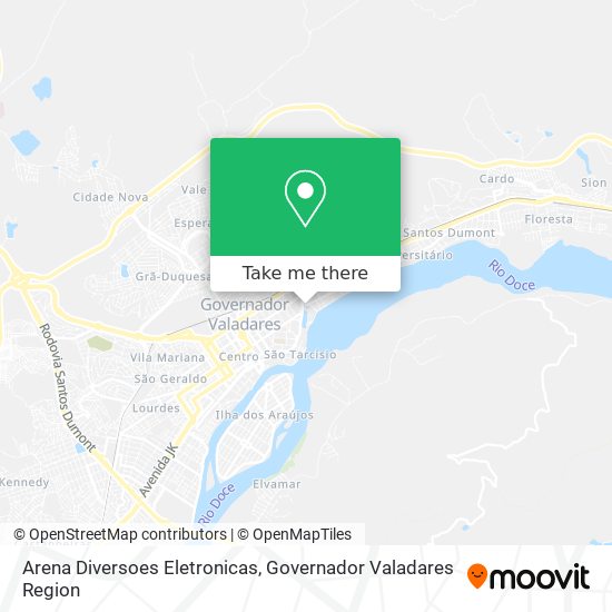 Arena Diversoes Eletronicas map