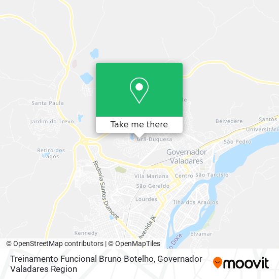 Treinamento Funcional Bruno Botelho map