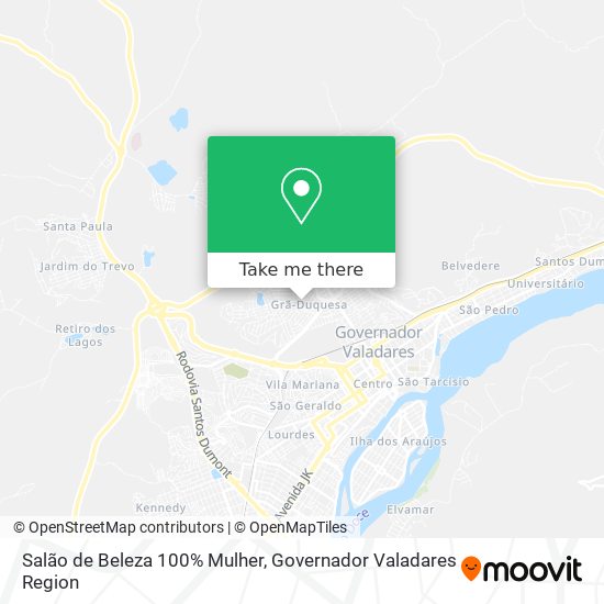 Salão de Beleza 100% Mulher map
