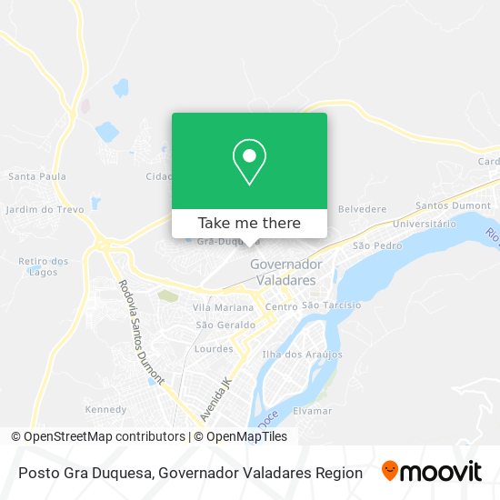 Posto Gra Duquesa map