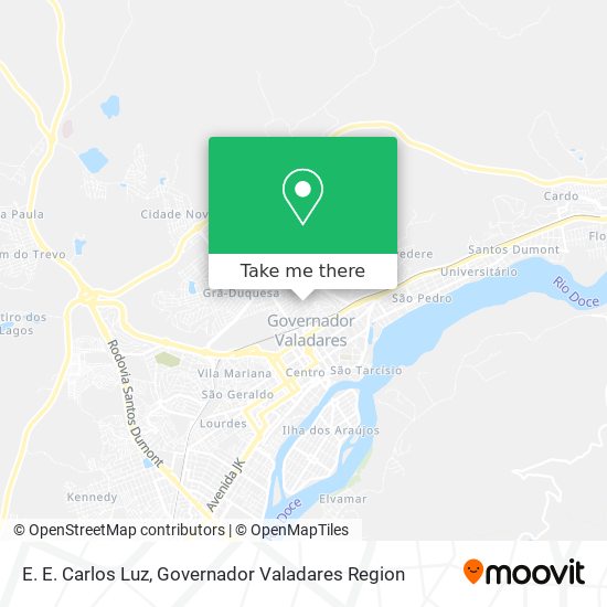 E. E. Carlos Luz map