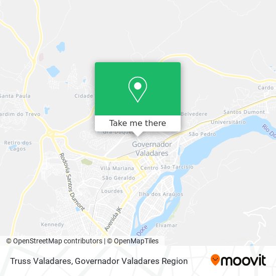 Truss Valadares map
