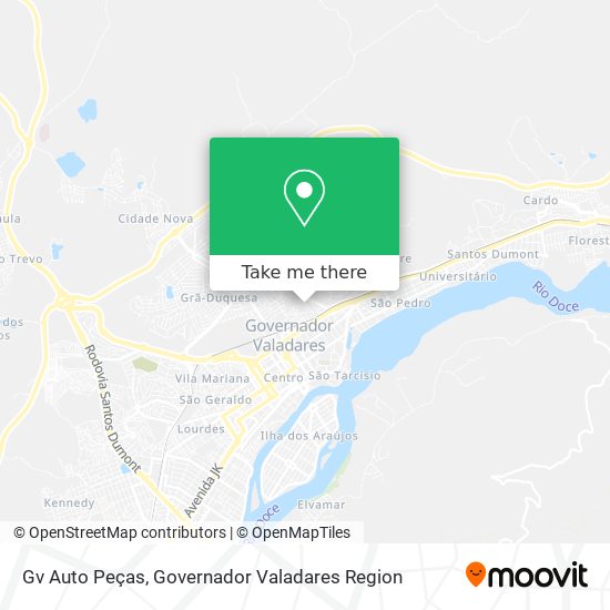 Mapa Gv Auto Peças