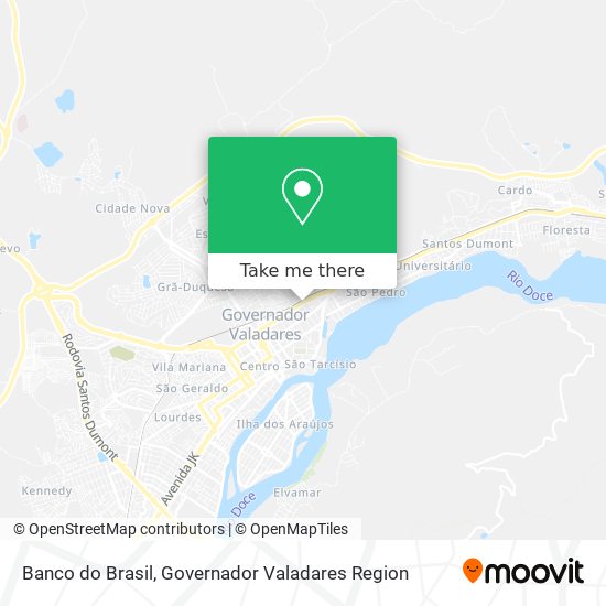 Banco do Brasil map