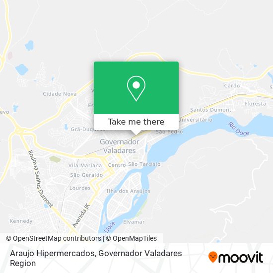 Araujo Hipermercados map
