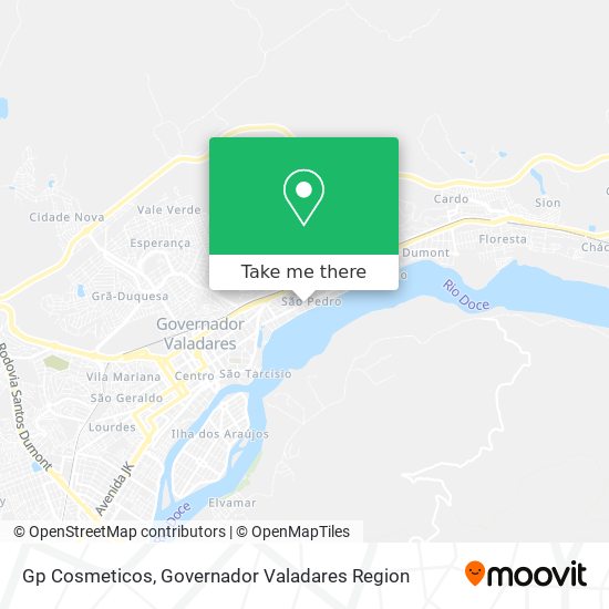 Gp Cosmeticos map