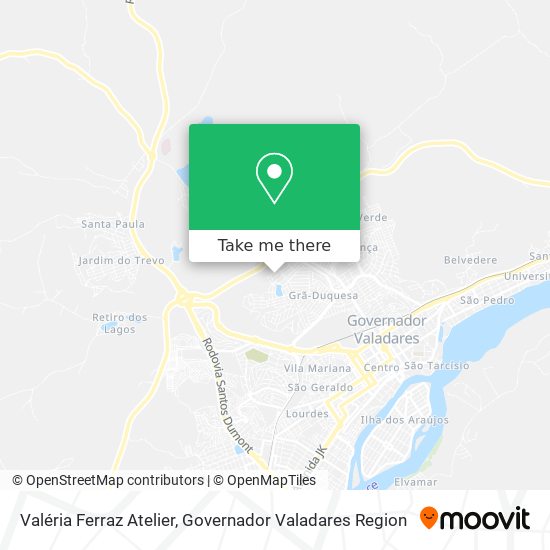 Valéria Ferraz Atelier map