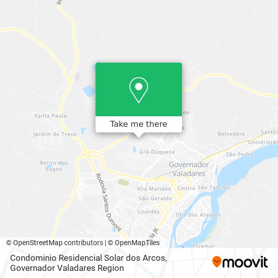 Condominio Residencial Solar dos Arcos map