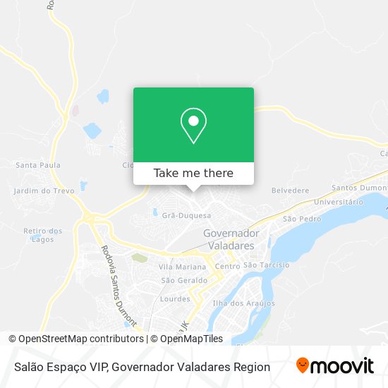 Salão Espaço VIP map