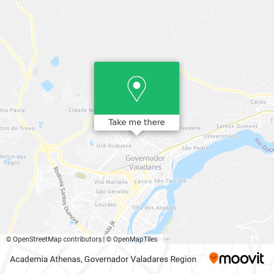 Academia Athenas map