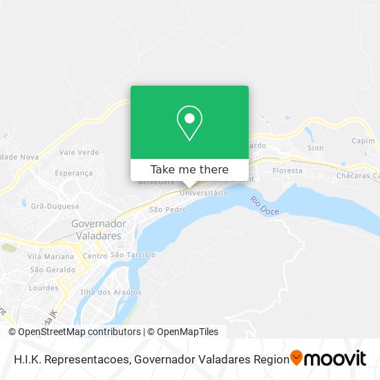 H.I.K. Representacoes map