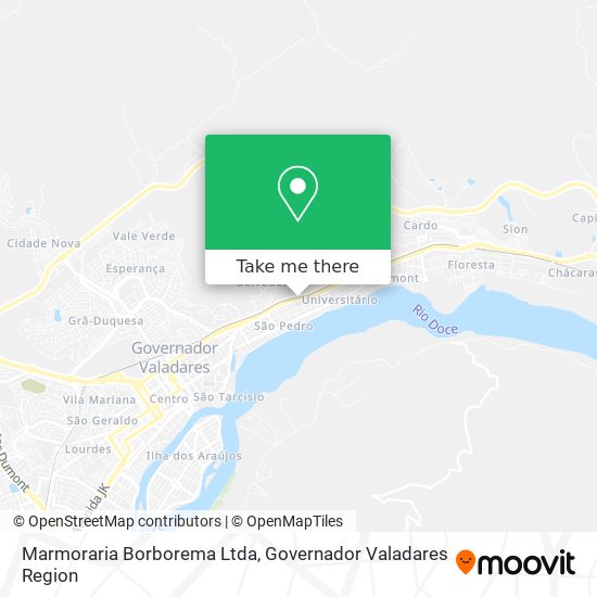 Marmoraria Borborema Ltda map