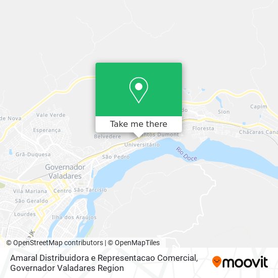 Amaral Distribuidora e Representacao Comercial map
