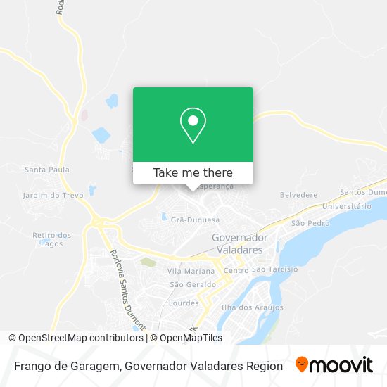 Mapa Frango de Garagem