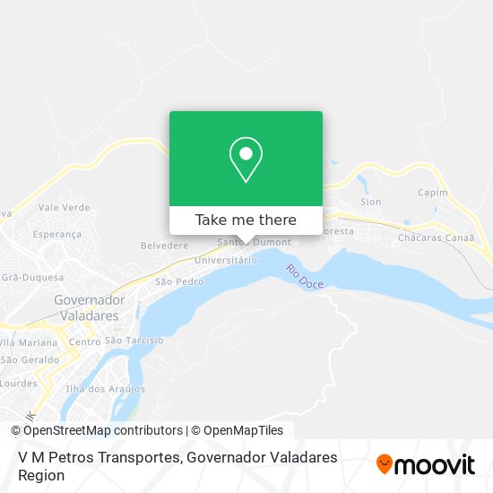 V M Petros Transportes map
