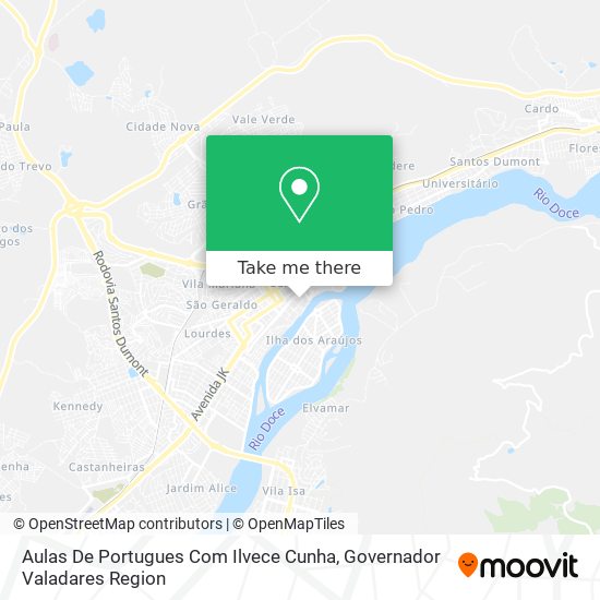 Aulas De Portugues Com Ilvece Cunha map