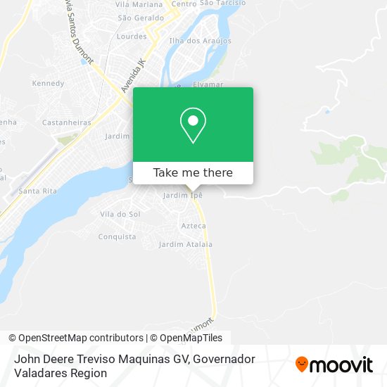 John Deere Treviso Maquinas GV map