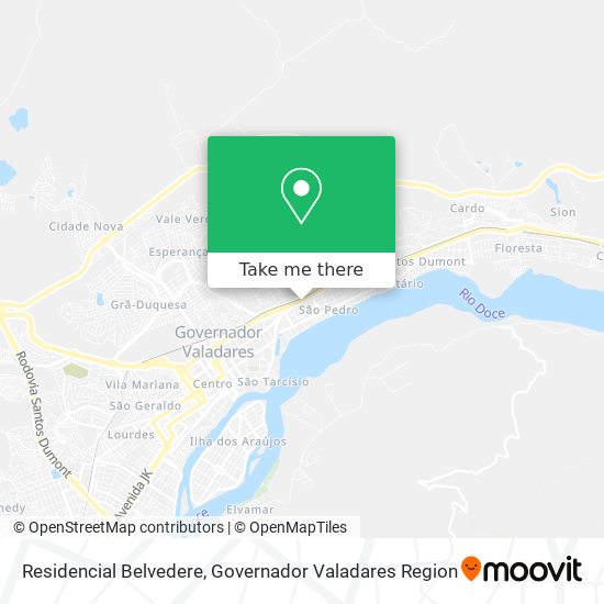 Residencial Belvedere map