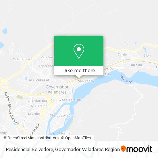 Mapa Residencial Belvedere