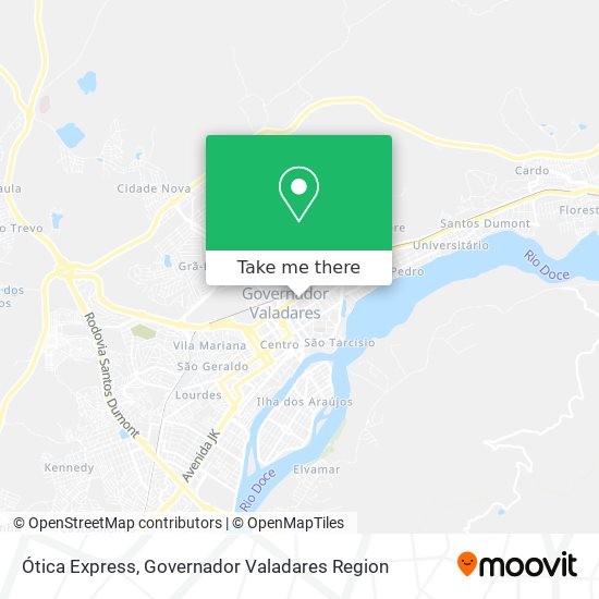Ótica Express map
