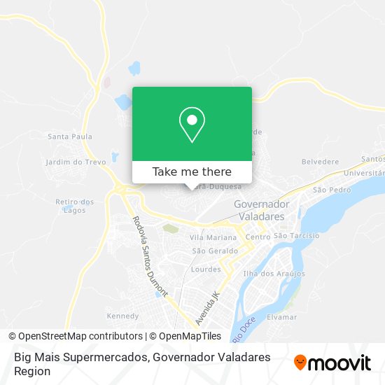 Big Mais Supermercados map