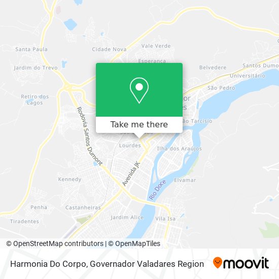Harmonia Do Corpo map