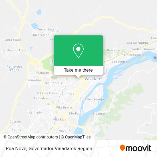 Rua Nove map