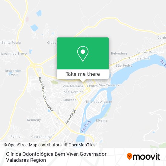 Clínica Odontológica Bem Viver map