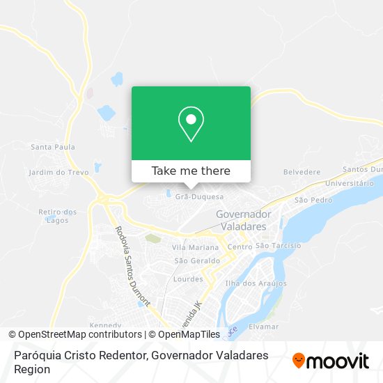 Mapa Paróquia Cristo Redentor