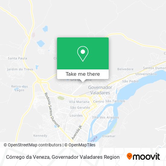 Córrego da Veneza map