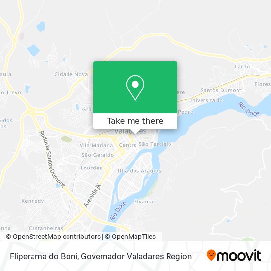 Fliperama do Boni map