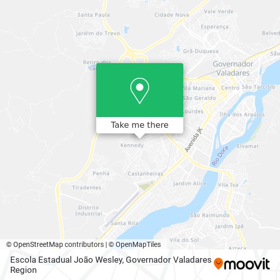 Escola Estadual João Wesley map