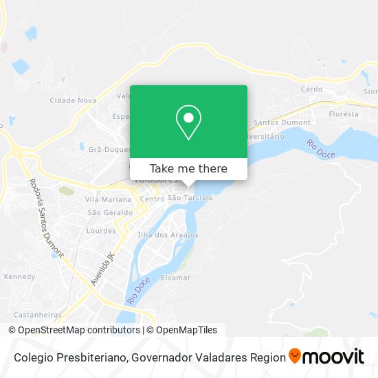 Colegio Presbiteriano map