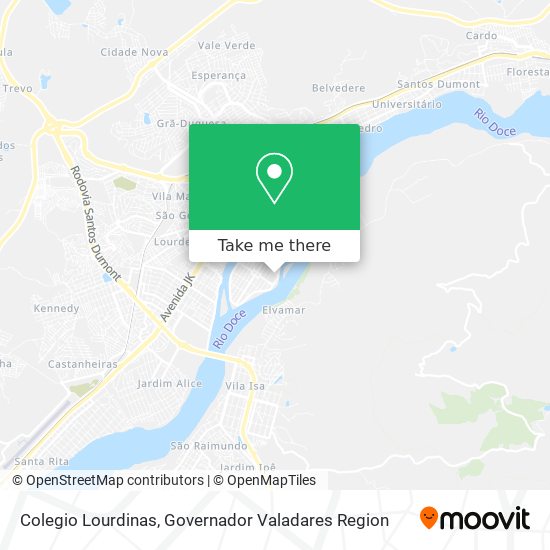 Colegio Lourdinas map
