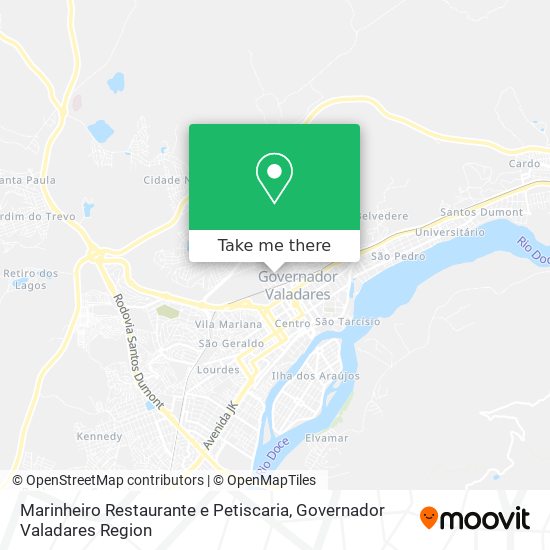 Mapa Marinheiro Restaurante e Petiscaria