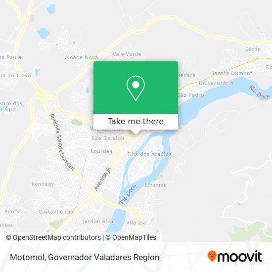 Mapa Motomol