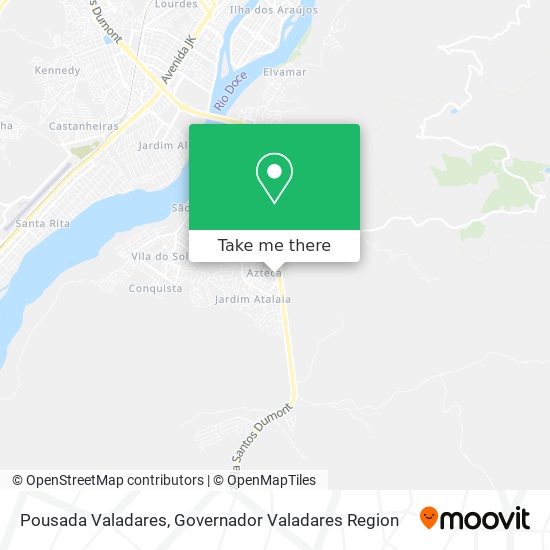 Pousada Valadares map