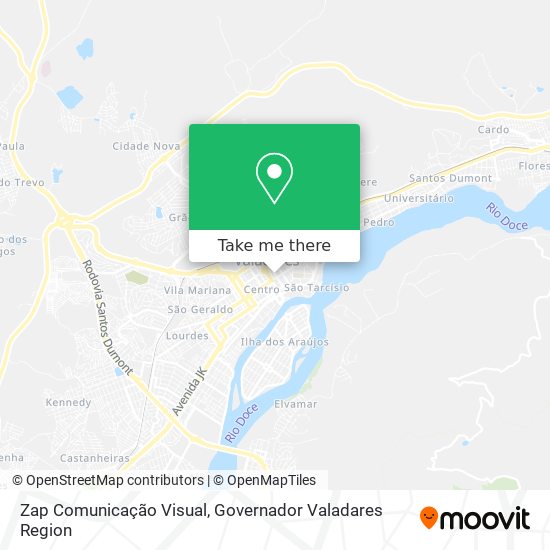 Zap Comunicação Visual map
